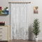 Ateasierlife Rideau de porte en macramé de style bohème (blanc, 90 x 200 cm, carré)