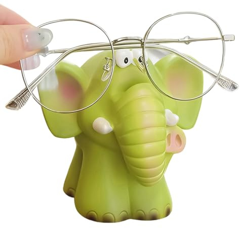 Elefanten-Brillenhalter | rutschfeste Cartoon-Tier-Schreibtisch-Dekoration, Heimbüro, Brillen-Ausstellungsständer, für Schreibtisch, Zuhause, Büro, Schlafzimmer, Wohnzimmer, Arbeitszimmer