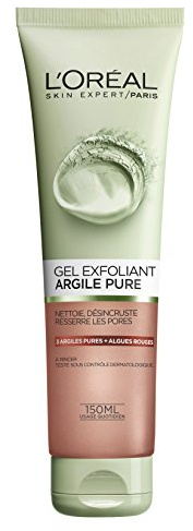 L'Oréal Paris Gel Exfoliant Visage Argile Pure 150 ml