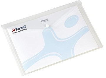 REXEL Dokumententasche Carry Folder, DIN A4,weiss-transluzent VE=