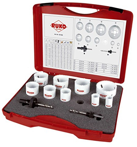 Ruko 126301 Lochsägensatz Sanitär HSS Co 8, 8-teilig