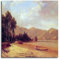 Augenblicke Wandbilder View_of_Dresden_Lake_George_60x60cm_- Wandbild Leinwanddruck vom Originalgemälde Alte Meister auf Leinwand