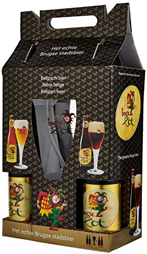 Brugse Zot Gift Pack with Glass, 4 x 330 ml