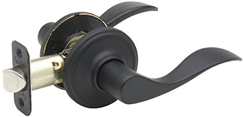 Copper Creek WL2220BC Passage Lever in Black