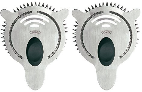 OXO SteeL - Colador de cóctel (2 unidades)