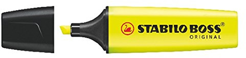 STABILO BOSS Original Yellow Highlighter [Pack of 1]