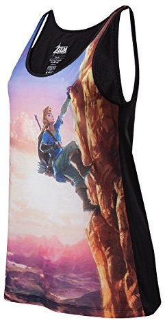 Zelda Breath of the Wild Top (Damen) -L- Link Climbing