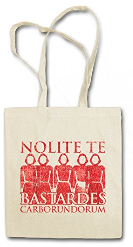 Urban Backwoods Nolite Te Bastardes Carborundorum Hipster Bag Beutel Stofftasche Einkaufstasche