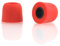 Simoutal 6 Pairs (12 Pieces) 5mm Isolate Noise Replacement Memory Foam Earplugs Sleeves, In-Ear Moniter Earbud Tips T-400 (Medium, Red)