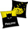 LolaPix Benutzerdefiniertes quadratisches Kissen mit Namen. Geschenk für Superhelden, einzigartig, originell und exklusiv. Premium Qualität Verschiedene Größen zur Auswahl. Füllung inklusive. Batman