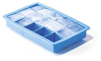 HENDI Eiswürfelform, kleine Würfel, Erstellt 15 Eiswürfel (±3x3x3 cm), Eiswürfelschaleeinfache, Eiskugelform, 190x120x(H)35mm, Silikon