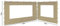 QUICK STAR 2 Seitenteile für Gartenpavillon Antik Pavillon Partyzelt 3x4m Sand