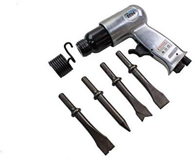 US PRO 150mm Air Hammer Chisel with 4 Chisels 8594