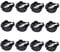LampVPath (Pack of 12 CR2032 2025 2015 Battery Holder, Coin Cell Button Socket Holder Case, CR2032 2025 2015 Coin Cell Button Battery Holder with 2 Pin Solder Mounting Lead