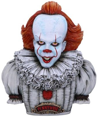 Nemesis Now Offizielles Lizenzprodukt IT Chapter 2 Pennywise Büste, weiß, 30 cm