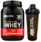 Optimum Nutrition Gold Standard 100% Whey Proteinpulver mit Aminosäuren Banane 900g 30 Portionen + Shaker