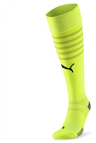 PUMA Fußball - Teamsport Textil - Stutzenstrümpfe teamFINAL Strumpfstutzen gelbschwarz 4 (43-46)