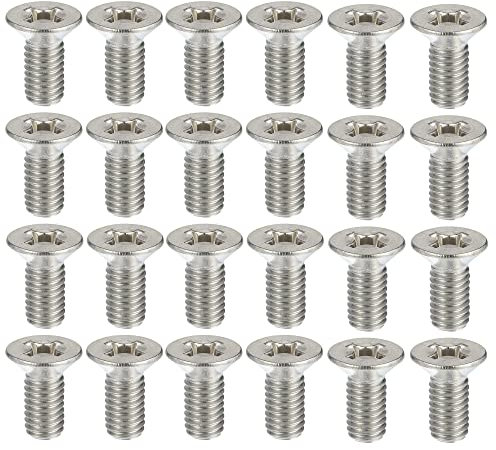 X AUTOHAUX 24pcs Brake Disc Rotor Screws Bolts Kit 93600-06014-0H for Honda