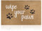 HLFMVWE Welcome Mat for Front Door Wipe Your Paws Doormat Rubber Non Slip Backing Funny Doormat Indoor Outdoor Rug Inside Brown Dirt Mat for Entryway Front Door Porch
