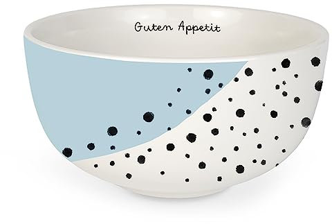 Grafik-Werkstatt Bowl-Schale | Porzellan Schüssel | Guten Appetit, Weiß