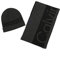 Calvin Klein Herren and Scarf Set Beanie-Mütze, Gunmetal Heather/Black Beauty, Einheitsgröße