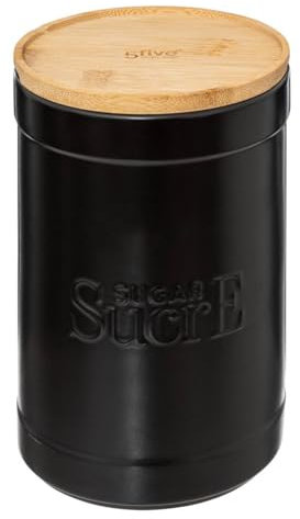 5five - zuccheriera in ceramica nera naturéo