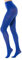Gi&Gi 1274 Collants opaques d’hiver pour femme, en microfibre 3D, collants taille haute renforcés, 120 deniers, colorés, bleu, L/XL