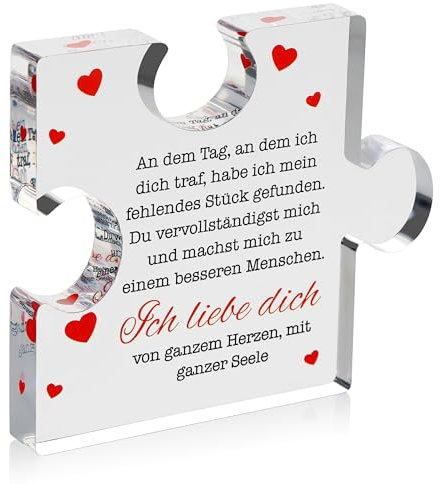 VELENTI Geschenke für Frauen, Partner und Pärchen Geschenke - Liebes Geschenk für sie und ihn #1-Hochzeitstag, Jahrestag Geschenk für Sie Ihn Romantisches Geschenk - Ich Liebe Dich, Valentinstag