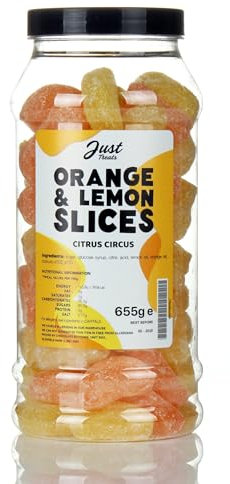 Just Treats Orange & Lemon Slices Gift Jar
