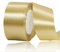 Geschenkband Gold 50 mm Breit,23 Meter Satinbänder Gold Stoff Schleifenband Kunsthandwerk, Kränze, Hochzeitsdekoration, Weihnachten, Haarbögen, Blumensträuße, Geburtstag und Geschenkverpackung