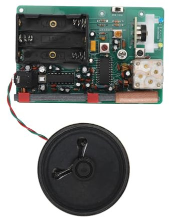 FM Radio Transmitter Module, Stereo Sound AM FM Soldering Radio Module, Wide Transmitting Distance Digital FM Radio Module for Microphone Audio Soldering Learning