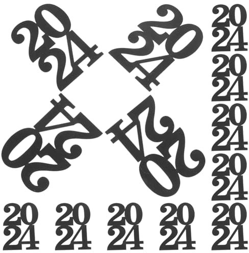 Luxshiny Konfetti Für Den Abschluss 2024 Partyzubehör Konfetti Für Absolventen 2024 Tischaufsatz Für Die Klasse 2024 Glückwünsche Absolvententhema Veranstaltungen Dekorationen