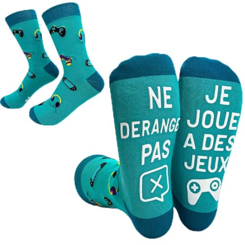 iZoeL Cadeau Saint Valentin pour Homme Femme - Chaussettes Fantaisie Chocolat Gâteau - Si Tu Vois Ça, Apporte Moi - Pour Petit Ami, Mari, Fils, Père, Frère, Meilleure Ami