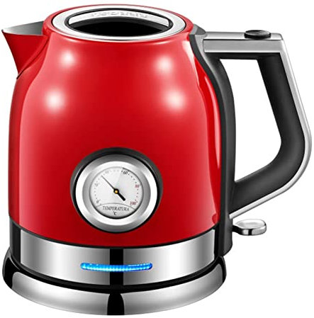 QHFTREX 1,8 l Edelstahl-Teekessel mit Temperaturanzeige, Kaffee-Thermokanne, Küche, intelligenter Pfeifenkessel, Samowar, der Neue powerfully