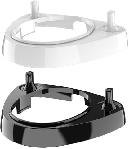 Alriedy 2 Stück Elektrische Zahnbürste Standfuß, Zahnbürstenhalter für Oral B,Zahnputz Organizer, Zahnbürstenkopf Halter,Aufsteckbürsten Halter, Toilbrush Holder für Vielseitige Badorganisation