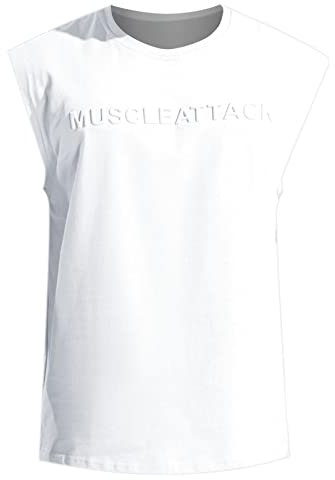 Herren Top Gym Sport Muskelshirt Regular Fit Top Ärmelloses Tank Top Slim Fit T Shirt Festival Laufshirt Print Streetwear Fitness Unterhemd Stretch Axelshirt Freizeit Kleidung