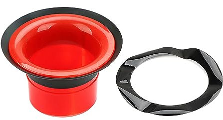 MICFENY Bassdrum Enhancer Lautsprecher Drum Verstärker mit Port Loch Protector Drum Lautsprecher Drum Zubehör Einfach zu bedienen