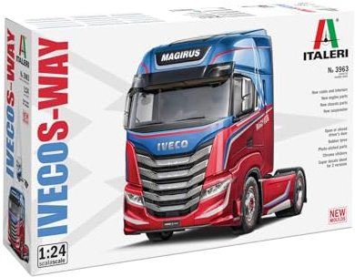 Italeri 3963 IVECO S-Way 1:24 Plastikmodellbausatz/Modellmontage