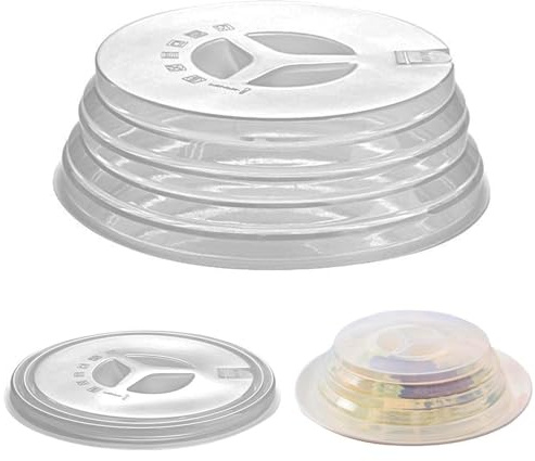 Spritzschutz Für Die Mikrowelle, Mikrowellen Abdeckung Faltbar, Lebensmittelabdeckung Freien, Faltbarer Silikon Abdeckdeckel Für Mikrowellenteller Für Abdecken Der Speisen (S)