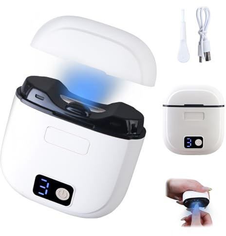 Elektrischer Nagelknipser mit LED-Licht Nageltrimmer 3 Geschwindigkeiten | USB C Wiederaufladbare Elektrischer Nagelknipser, Automatischer Nagelknipser für Erwachsene Kinder