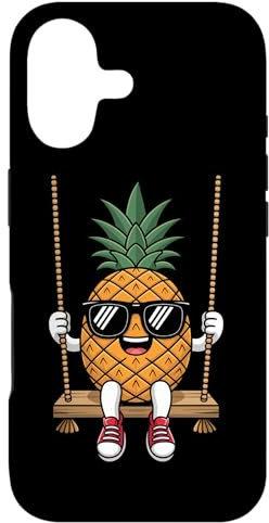 Hülle für iPhone 17 Ananas Lustig Swinging Ananas Cartoon Kinder Sommer