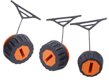 3 Pcs Fuel and Oil Filler Caps, Replacement Petrol Tank Cover Compatible with Stihl 021 023 025 026 029 039 044 046, Corrosion Resistant Chainsaw Spares with Retainer Cord