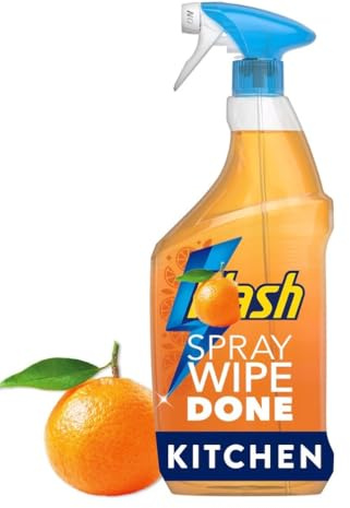 Flash Spray Wipe Done Kitchen Bright Mandarin 800ml