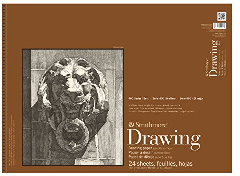 Strathmore (400-107 400 Series Drawing, Smooth Surface, 14x17, White