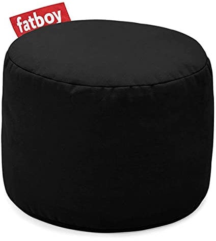 Fatboy Point Hocker Stonewashed Silbergrau, Baumwolle, 47 x 47 x 52 cm (LxBxH)