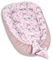 PaLulli Babynest, Babynestchen Kuschelnest 2-seitig, Kokon, Nestchen, Babybett, Reisebett für Neugeborene, 100% Baumwolle Oeko-TEX, HERGESTELLT IN DER EU, 0-8 Monate hypoallergisch (Grey Stars)