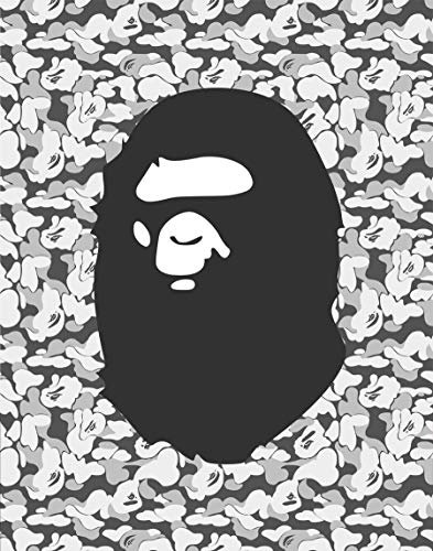 Inkvo BAPE Poster, A Bathing Ape Poster, blond, ästhetische Raum-Wanddekoration, höchste Qualität, nicht gerahmt, 27,9 x 43,2 cm, hochwertiger Seiden-Kunstdruck