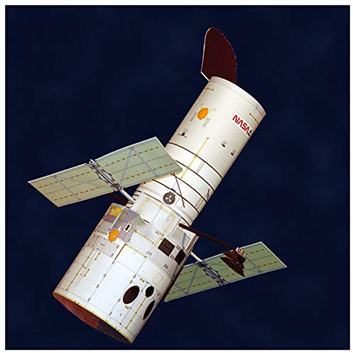 Lllunimon 1/48 Hubble Space Telescope DIY Papier Modell Kit, Pädagogisches Spielzeug Wissenschaft Modell Puzzle Handgemachte Arbeit