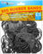 Large Black 80G 400 PCS Rubber Bands Strong Elastic Office Stationery Home Post Home School Natural 80G