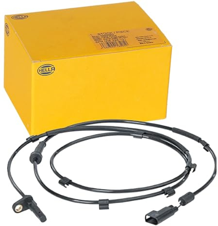 HELLA 6PU 012 679-901 ABS Sensor - Raddrehzahl - 2-polig - Hinterachse | Kompatibel mit: FORD TRANSIT Bus, TRANSIT Kasten, TRANSIT TOURNEO Bus